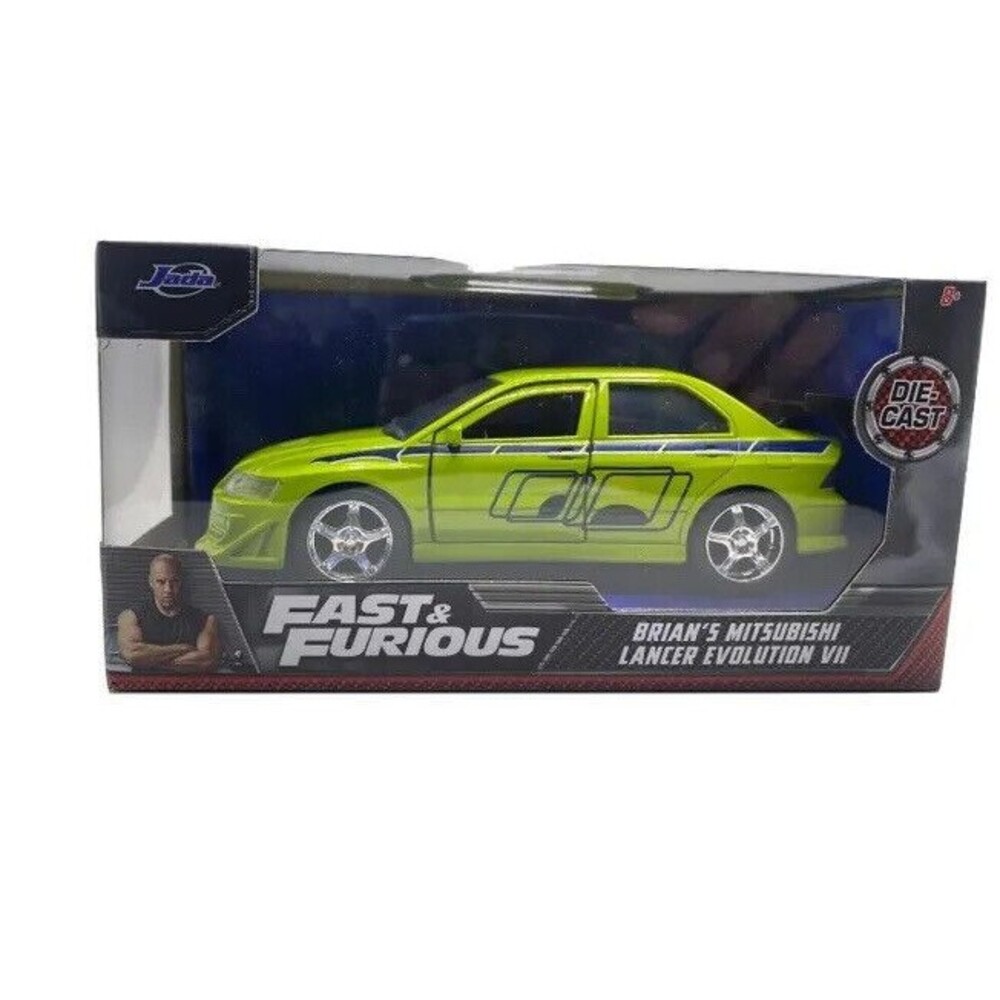 Fast and Furious Brian's Mitsubishi Lancer Evolution Vll jada toys 1/32 scale